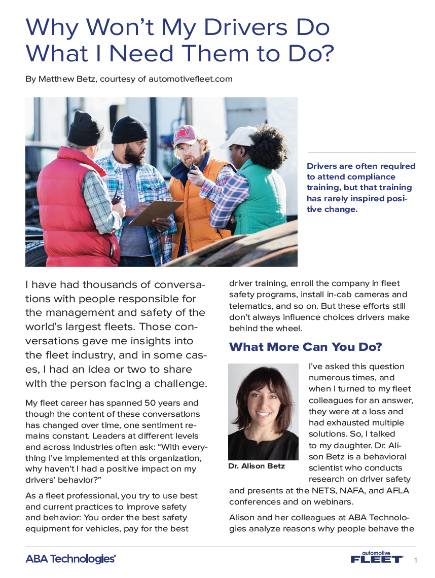 Why don't my drivers article thumbnail