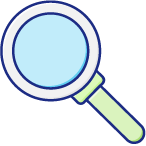 magnifying glass icon