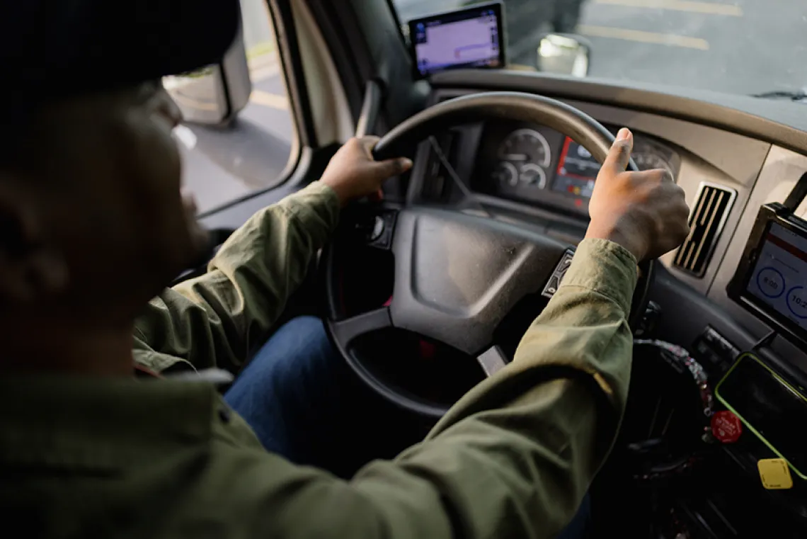 Driver using safety protocols