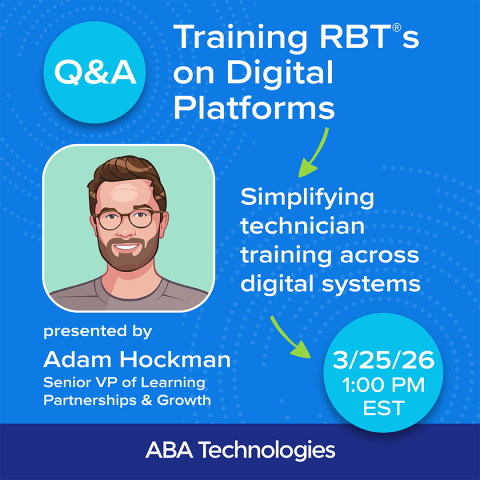Training RBT®s on Digital Platforms