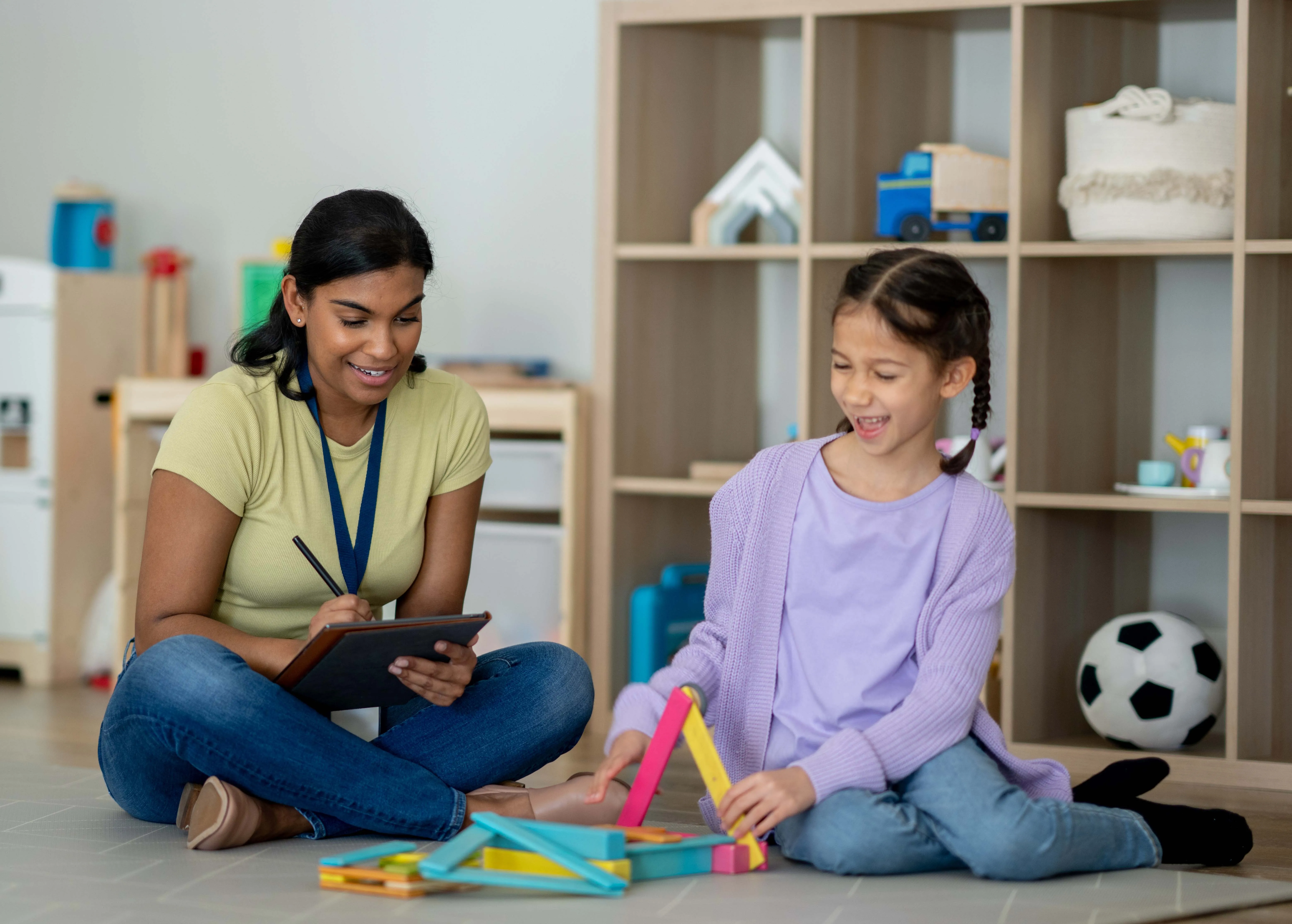 RBT engaging with a patient