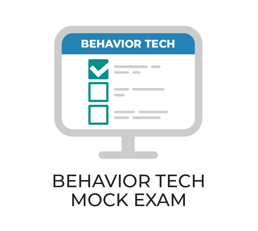 Behavior Tech Mock Exam graphic