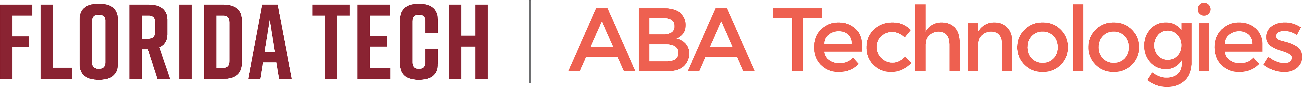 Florida Tech logo and ABA Technologies logo