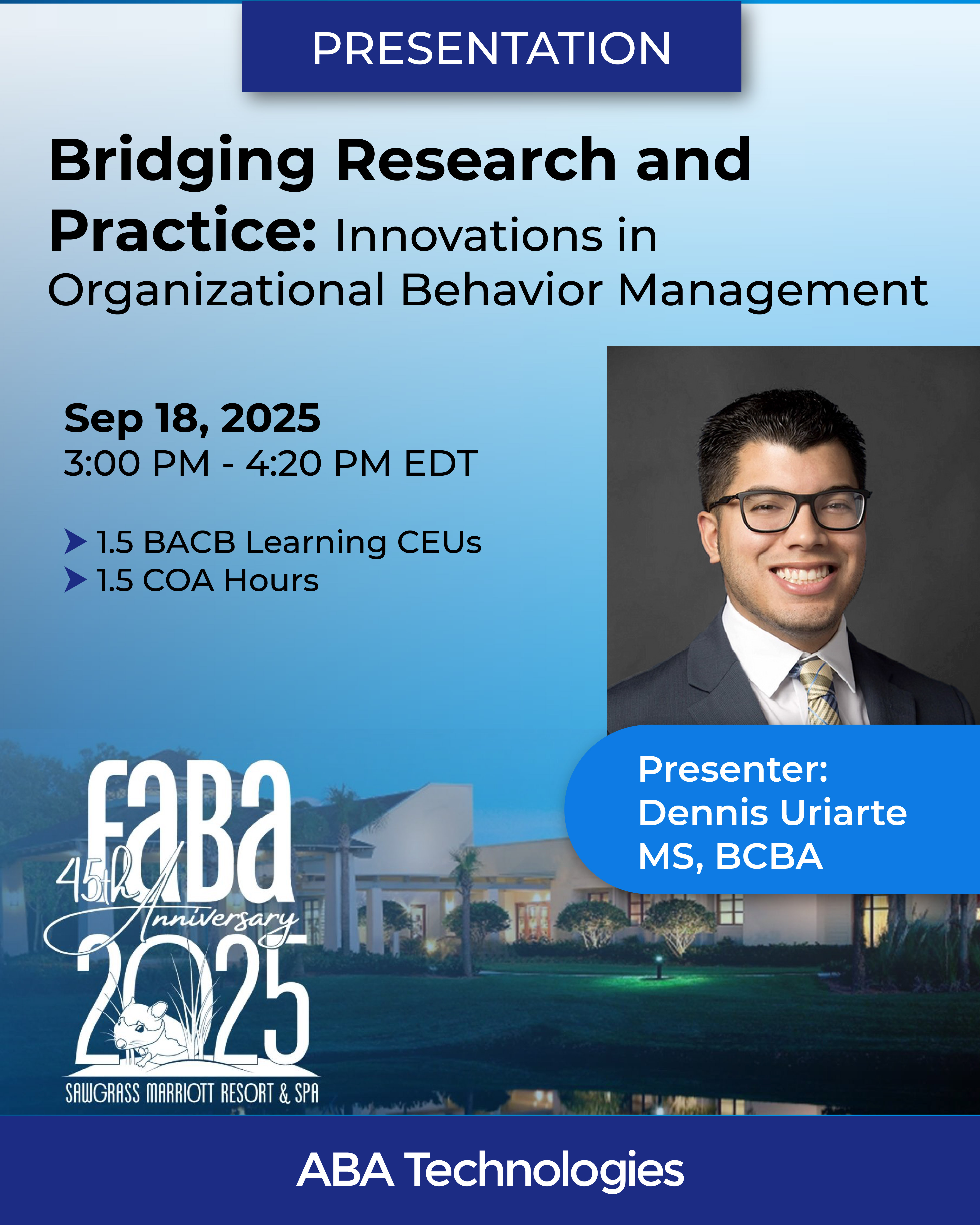 Dennis FABA 2025 presentation 918