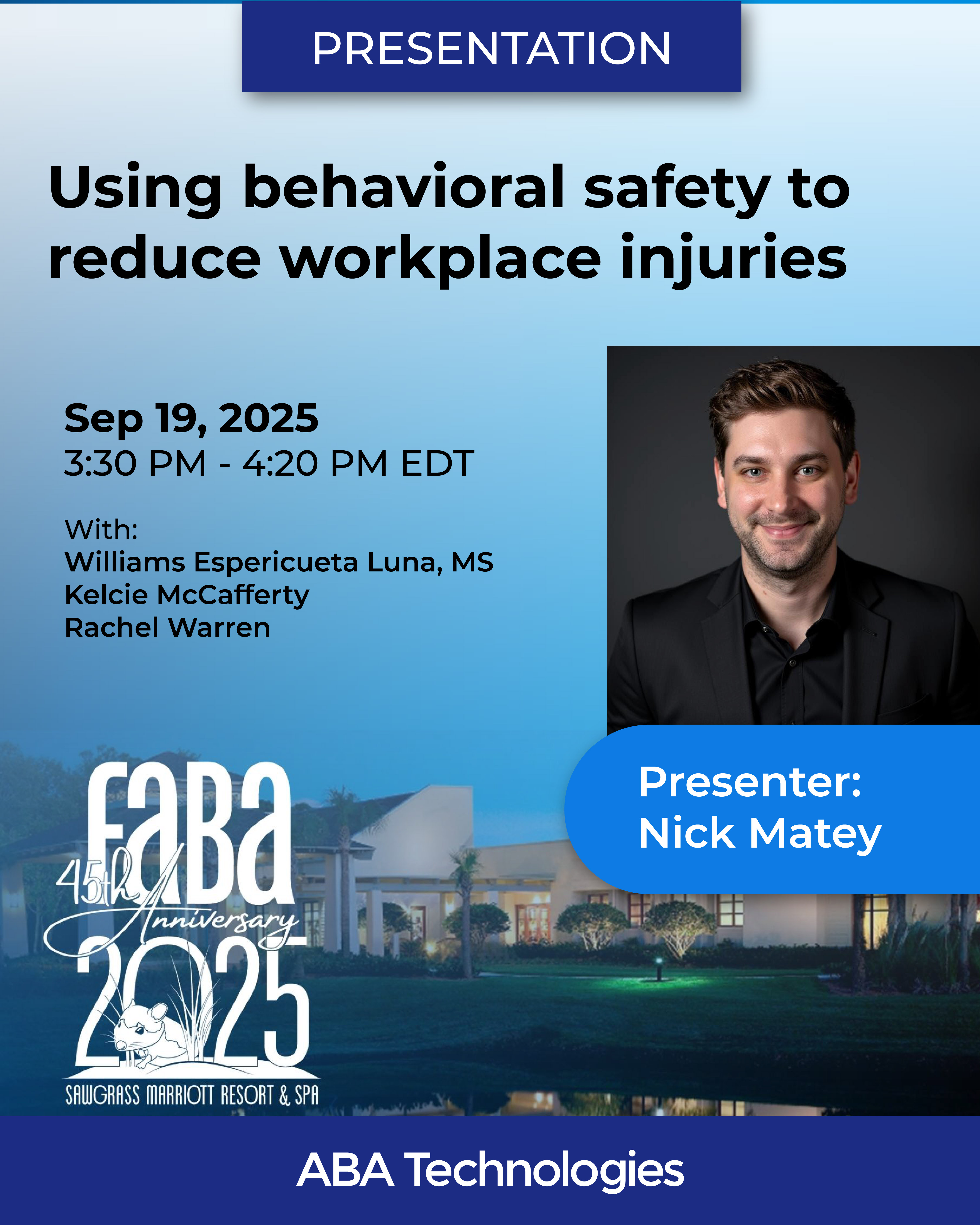 Nick Matey Presentation FABA 2025