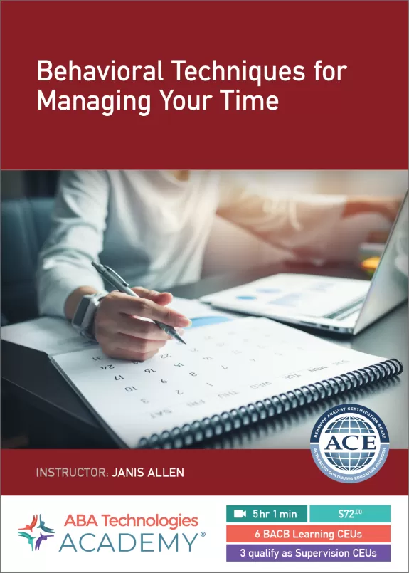 Behavioral Techniques for Time Management Course image thumbnail