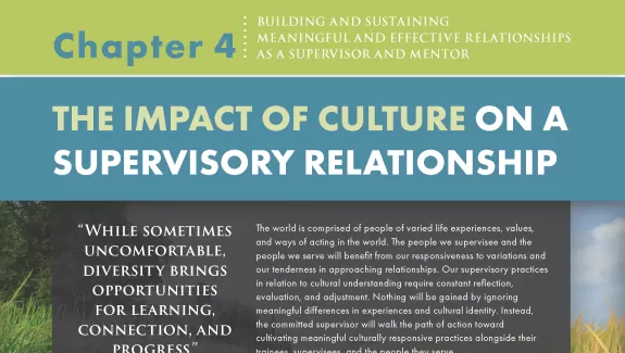Building and Sustaining Meaningful and Effective relationships as a supervisor and mentor chapter 4 part 1 infographic