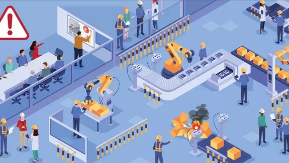 Cartoon people working construction 