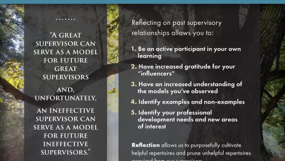 Building and Sustaining Relationships Supervisor Mentor chapter 3 part 1/3 infographic 