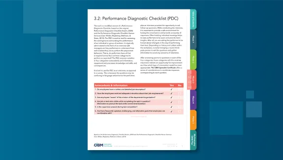 Free Performance Checklist Resource