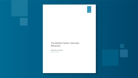 KeyPress Wisdom Factor Teacher Notes Resource