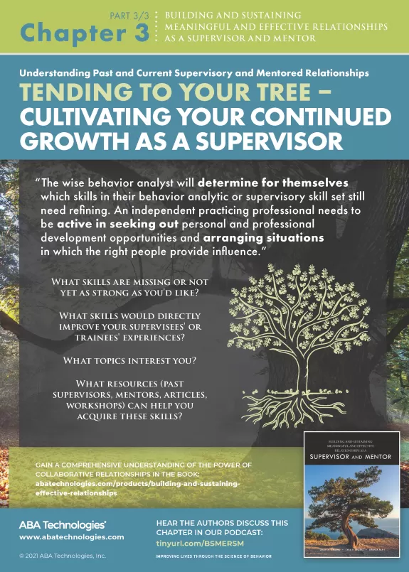 Building and Sustaining Meaningful and Effective Relationships as a Supervisor and Mentor chapter 3 part 3/3 infographic