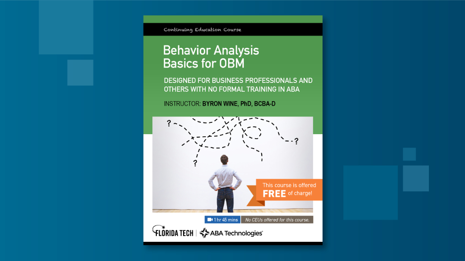 Behavior Analysis Basics OBM Free Course