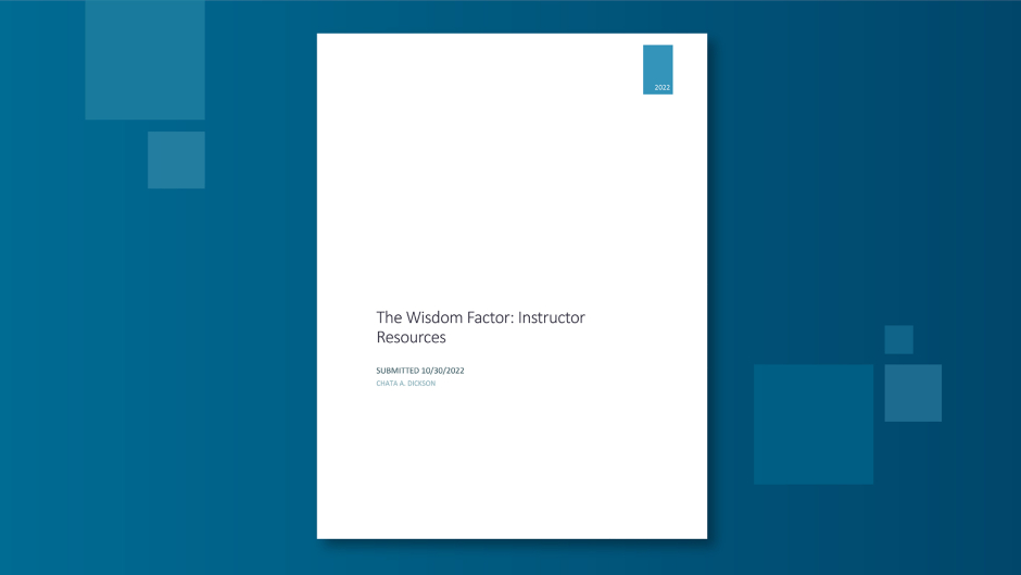 KeyPress Wisdom Factor Teacher Notes Resource