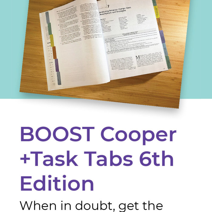 6th edition Task list marker tabs for the cooper book