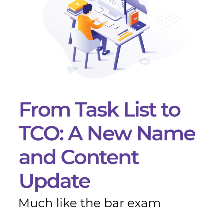 From task list to TCO a new name and content update blog
