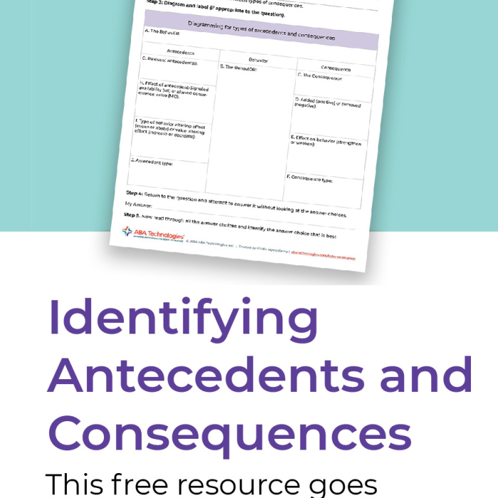 Identifying types of antecedents and Consequences 