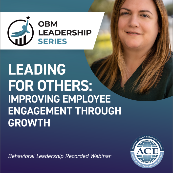 OBM Leadership series Williams