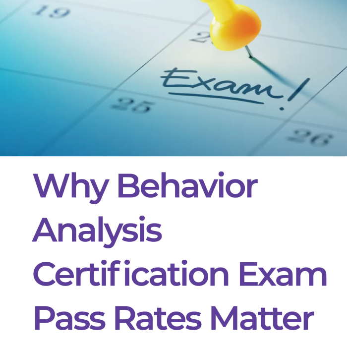 Why Behavior Analysis Certification Exam Pass Rates Matter for Students