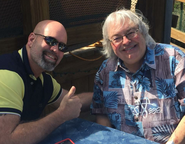 Jose Martinez-Diaz with Paulie Gavoni