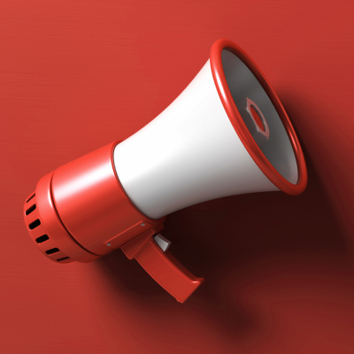 Megaphone for announcements