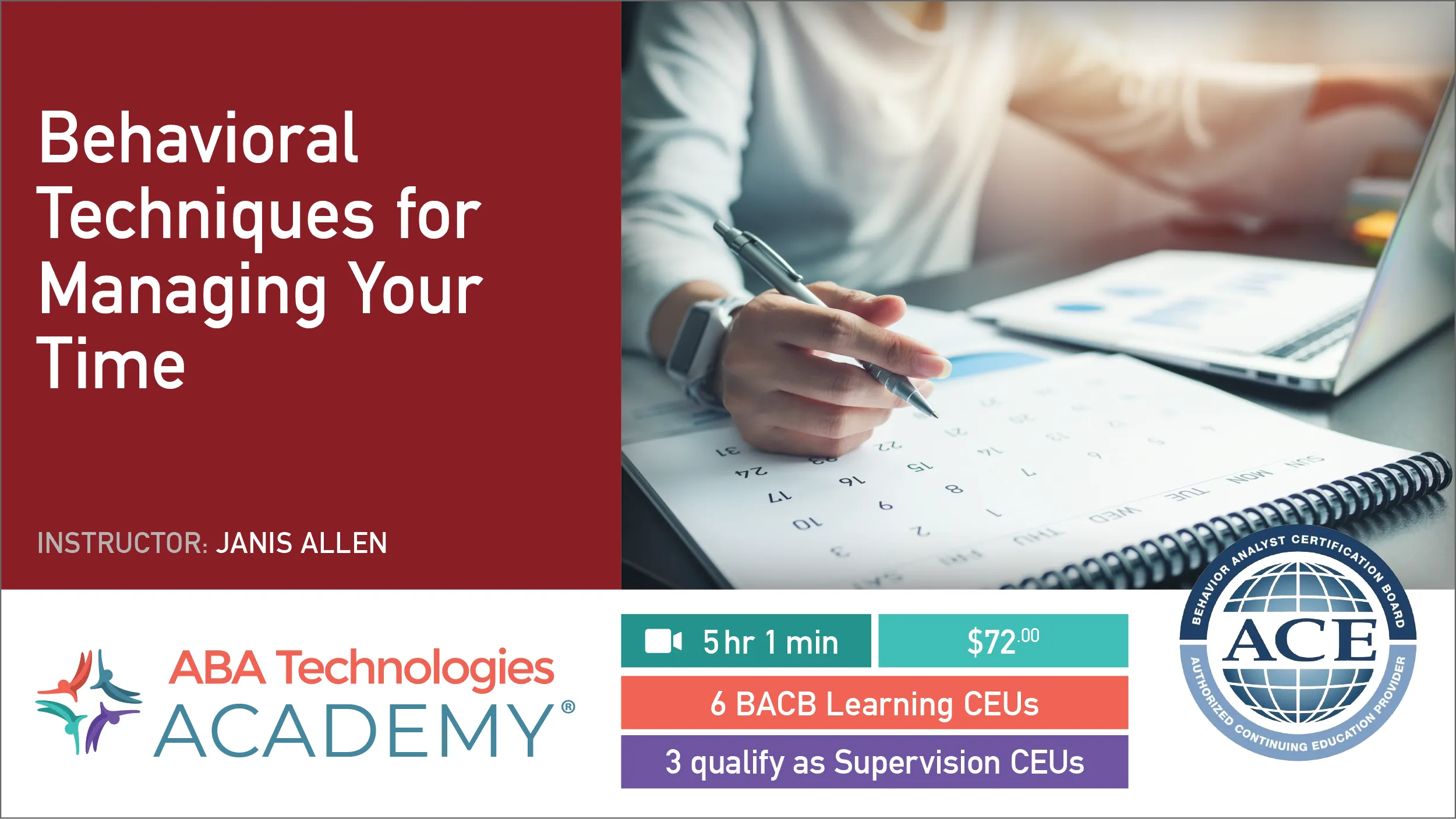 Behavioral Techniques for Time Management Course image