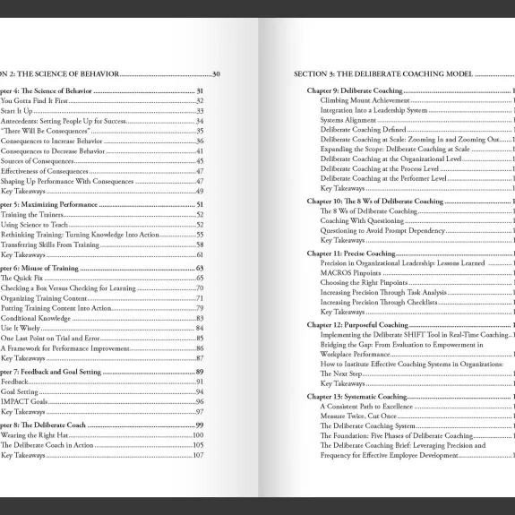 Deliberate Coaching Business Edition TOC2 Image
