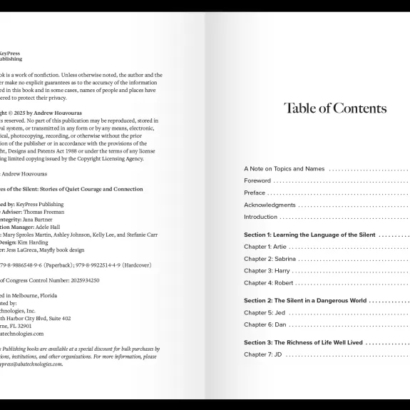 The Lives of the Silent contents 1